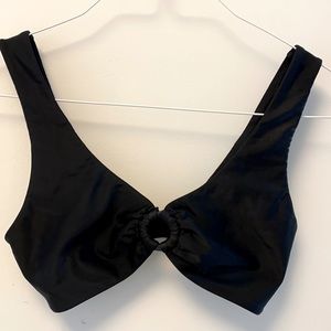 Mikoh black bikini top